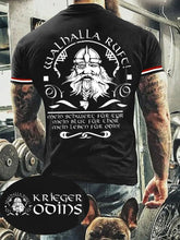 Herren Wal halla ruft bedrucktes Kurzarm-T-Shirt zartstils